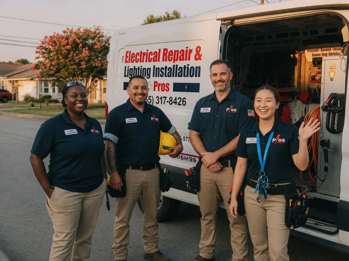 Licensed Electrician company in Center Cross, VA